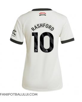 Manchester United Marcus Rashford #10 Tricou Fotbal Replică 2024-25 Femei Treilea